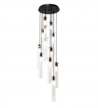 Meyda Blue 220696 - 16" Wide Cilindro 12 Light Cascading Pendant