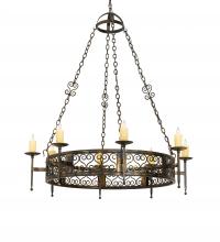 Meyda Blue 222724 - 48" Wide Toscano 8 Light Chandelier