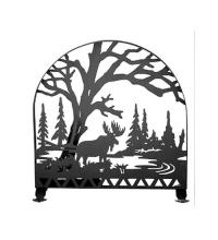 Meyda Blue 23365 - 30"W X 30"H Moose Creek Arched Fireplace Screen