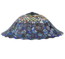 Meyda Blue 23950 - 24"W Tiffany Peacock Feather Shade