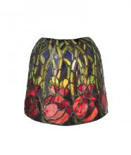 Meyda Blue 27247 - 5"W Red Rosebud Shade