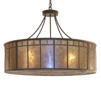 Meyda Blue 31262 - 36"W Glendale Mission Inverted Pendant