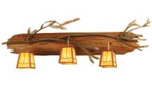 Meyda Blue 52385 - 38" Wide Pine Branch Valley View 3 LT Vanity Light