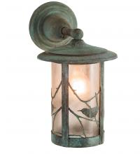 Meyda Blue 54291 - 8" Wide Fulton Song Bird Wall Sconce