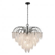 Artcraft AC11782BK - Alessia 19 Light Chandelier, Black