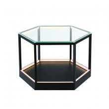 Artcraft AD32014 - Tavola 9W LED Hexagon Table Black