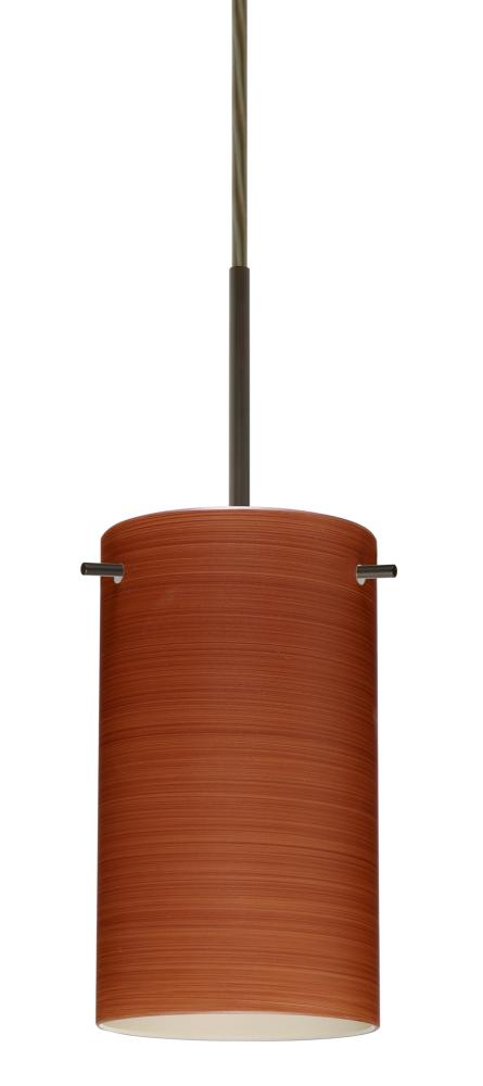 Besa Stilo 7 Pendant Bronze Cherry 1x50W Candelabra