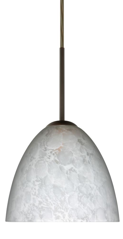 Besa Sasha LED Pendant 1Bc Carrera Bronze 1x9W LED