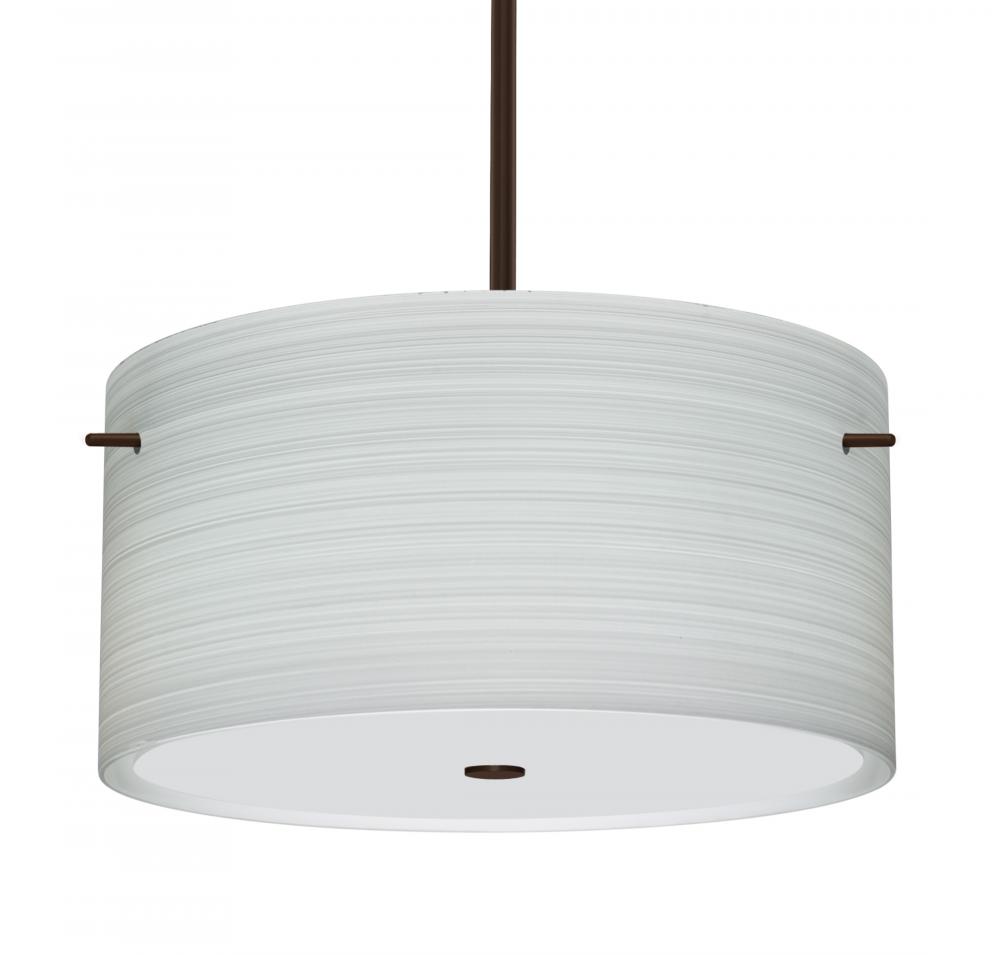 Besa Tamburo 16 Pendant Chalk Bronze 3x11W LED