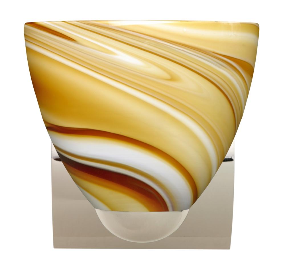 Besa Wall Sasha Chrome Honey 1x9W LED