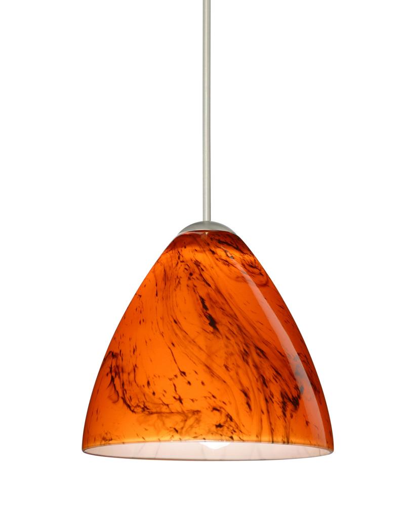 Besa Pendant Mia Satin Nickel Habanero 1x50W Halogen