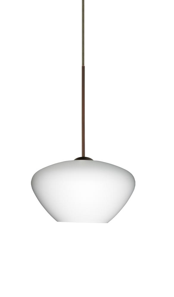 Besa Pendant Peri Bronze Opal Matte 1x50W Halogen