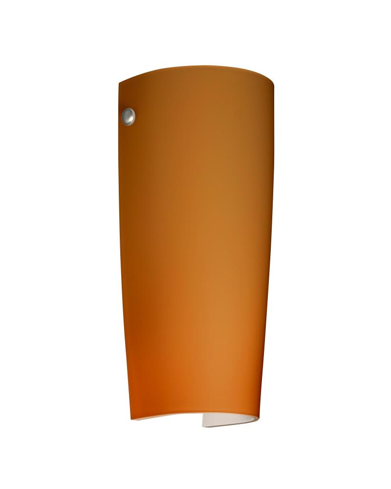 Besa Tomas LED Wall Amber Matte Satin Nickel 1x8W LED