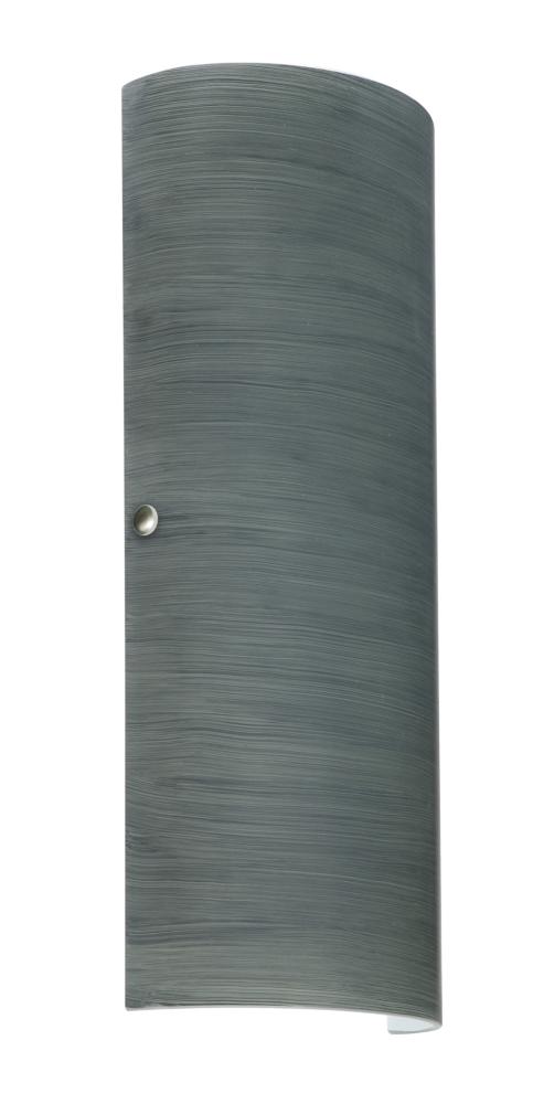 Besa Torre 18 LED Wall Titan Polished Nickel 2x8W LED