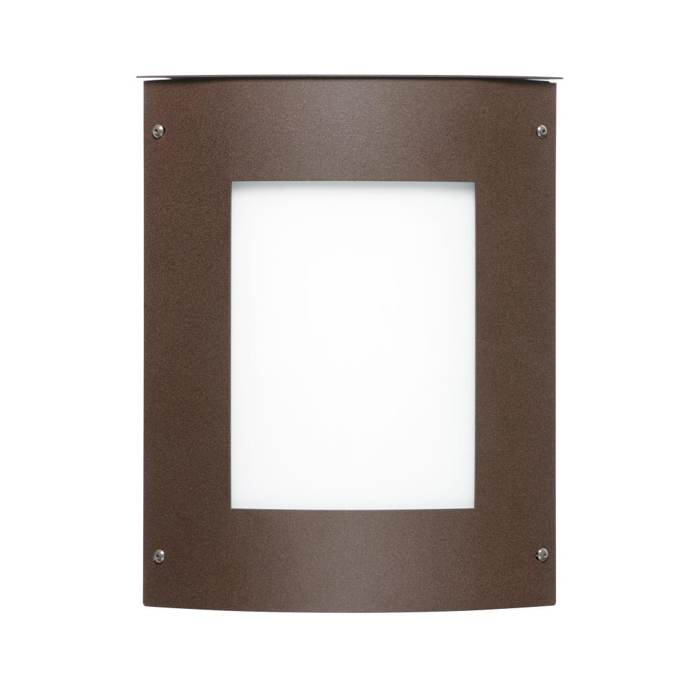 Besa Outdoor Moto 8 Square Bronze White Acrylic 1x60W E12