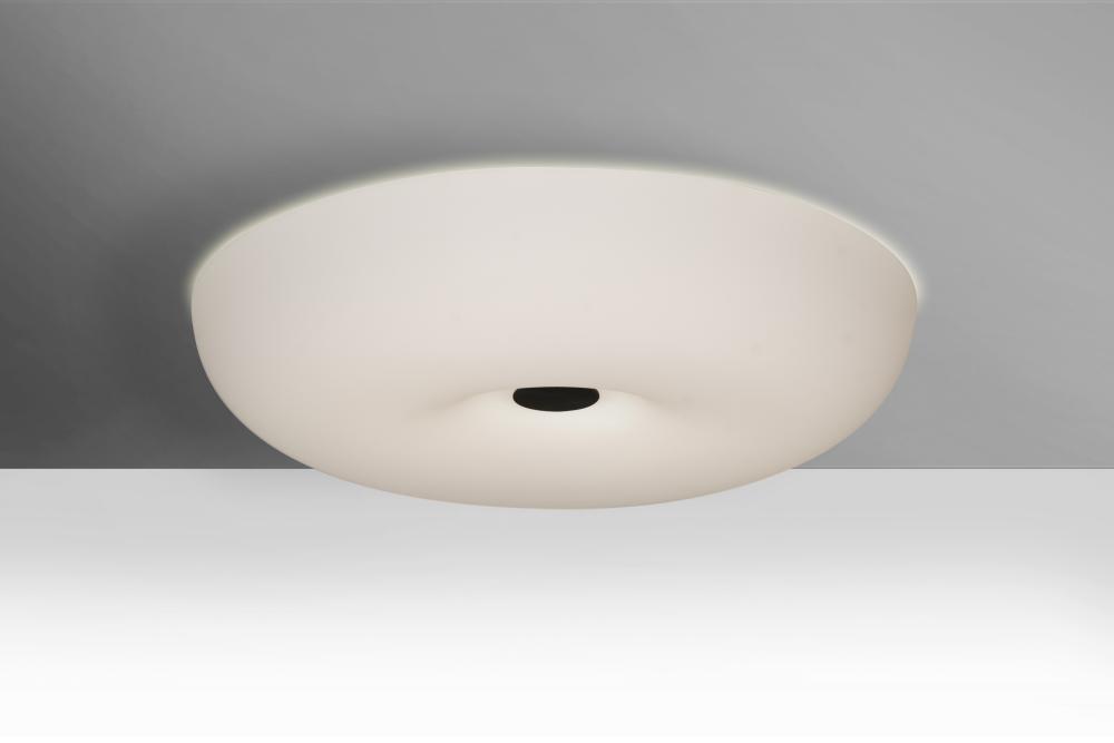 Besa, Nimbus 16 Ceiling, Opal Matte, Black, 1x34W LED