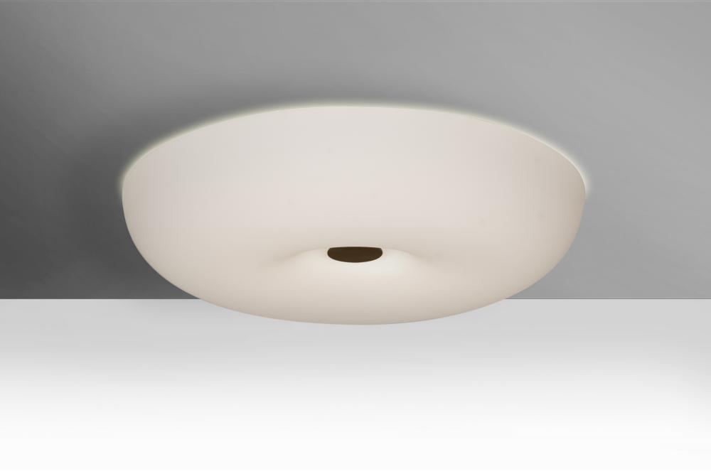 Besa, Nimbus 16 Ceiling, Opal Matte, Bronze, 1x34W LED