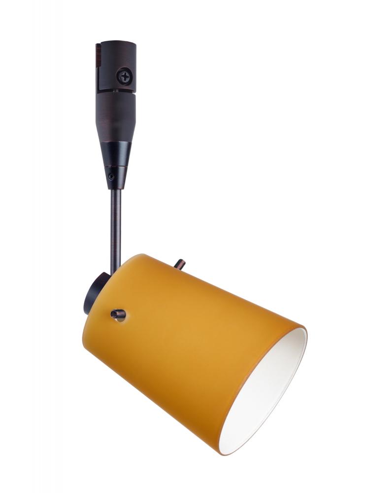 Besa Spotlight With 6" Stem Tammi 3 Bronze Amber Matte 1x50W Halogen Mr16