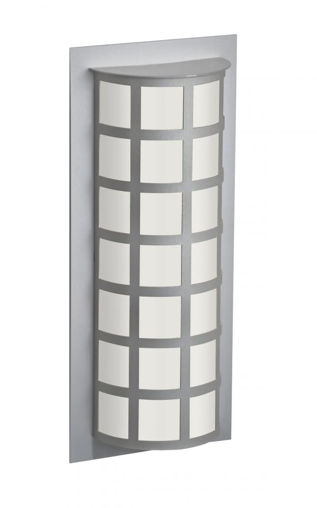 Besa Outdoor Scala 20 Silver White Acrylic 2x60W A19