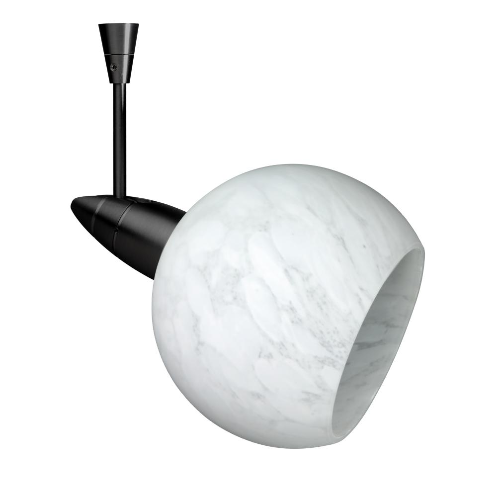 Besa, Palla 3 Spotlight, Carrera, Black Finish, 1x35W MAX GU5.3 Base