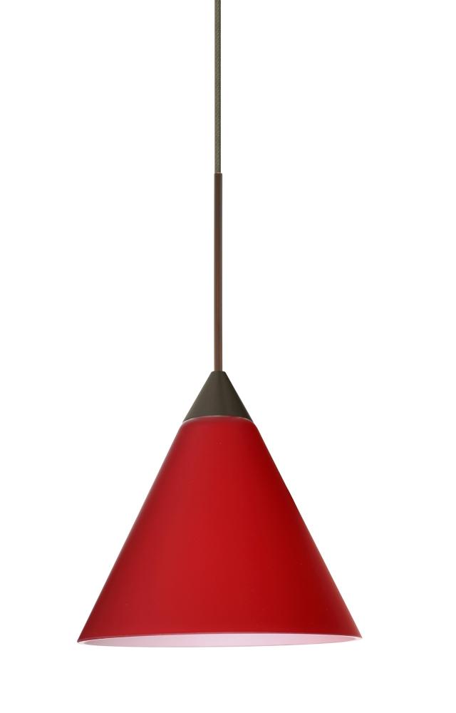 Besa Pendant Kani Bronze Ruby Matte 1x50W Halogen