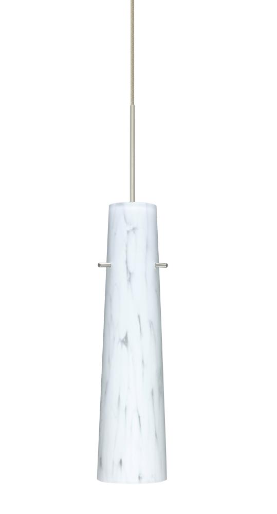 Besa Camino Pendant Satin Nickel Carrera 1x50W Halogen