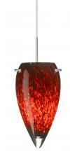 Besa Lighting 1JC-412541-SN - Besa Juli Pendant Satin Nickel Garnet 1x100W Medium Base