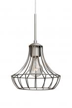 Besa Lighting 1JC-SPEZ07-SN - Besa Pendant Spezza 7 Satin Nickel 1x100W Medium Base