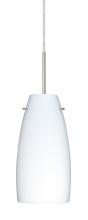 Besa Lighting 1JT-151207-LED-SN - Besa Tao 10 LED Pendant Opal Matte Satin Nickel 1x9W LED