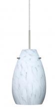 Besa Lighting 1JT-412619-SN - Besa Pera 9 Pendant Satin Nickel Carrera 1x100W Medium Base