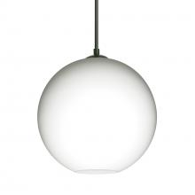 Besa Lighting 1JT-COCO807-BK - Besa Coco 8 Pendant, Opal Matte, Black Finish, 1x60W MAX E26 Base