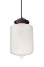 Besa Lighting 1JT-OLINFR-BR - Besa Olin Pendant Bronze Frost 1x60W Medium Base T10