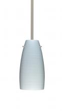 Besa Lighting 1TT-1512KR-LED-SN - Besa Tao 10 LED Stem Pendant Chalk Satin Nickel 1x9W LED