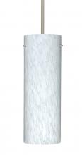 Besa Lighting 1TT-412819-SN - Besa Stem Pendant Stilo 18 Satin Nickel Carrera 1x150W Medium Base A21