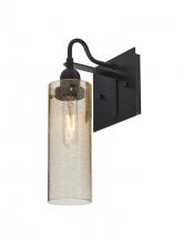 Besa Lighting 1WG-JUNI10GD-BK - Besa Juni 10 Wall, Gold Bubble, Black Finish, 1x60W Medium Base