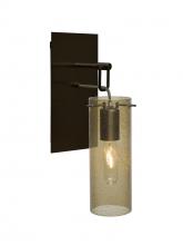 Besa Lighting 1WP-JUNI10LT-BR - Besa Juni 10 Wall Pendant, Latte Bubble, Bronze Finish, 1x60W Medium Base