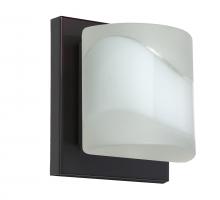 Besa Lighting 1WS-787399-BR - Besa Wall Paolo Bronze Opal Frost 1x50W G9