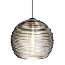 Besa Lighting 1XC-461502-BK - Besa Pendant Kristall 6, Black Finish, Smoke 1x35W MAX GY6.35 Base