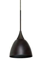 Besa Lighting 1XT-1858MB-LED-BR - Besa Divi Pendant, Metal Bronze, Bronze, 1x9W LED