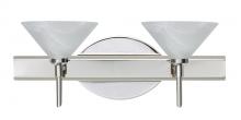 Besa Lighting 2SW-117652-CR - Besa Wall Kona Chrome Marble 2x40W G9