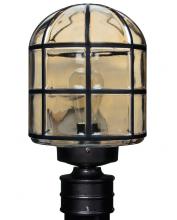 Besa Lighting 341756-POST - Costaluz 3417 Series Post Black 1x75W A19