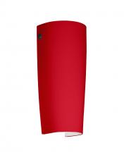 Besa Lighting 7041RM-BK - Besa Wall Tomas Black Ruby Matte 1x75W Medium Base