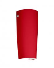 Besa Lighting 7041RM-SN - Besa Wall Tomas Satin Nickel Ruby Matte 1x75W Medium Base