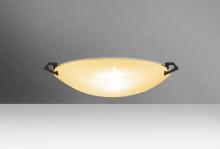 Besa Lighting 8417GD-MED-BR - Besa Ceiling Sonya 13 Bronze Gold Glitter 1x100W A19