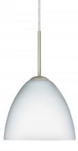 Besa Lighting B-757207-LED-SN - Besa Sasha LED Pendant For Multiport Canopy B Opal Matte Satin Nickel 1x9W LED