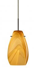 Besa Lighting J-4126HN-BR - Besa Pera 9 Pendant For Multiport Canopy Bronze Honey 1x100W Medium Base