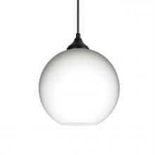 Besa Lighting OP-COCO807-BK - Besa Coco 8 Pendant, Opal Matte, Black Finish, 1x60W E26 Base