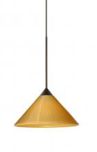 Besa Lighting RXP-282490-BR - Besa Pendant Kona Bronze Mango Starpoint 1x50W Halogen