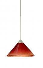 Besa Lighting X-117681-SN - Besa Pendant For Multiport Canopy Kona Satin Nickel Sunset 1x50W Halogen