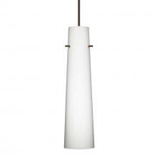 Besa Lighting XP-567407-LED-BR - Besa Camino Pendant Bronze Opal Matte 1x50W Halogen